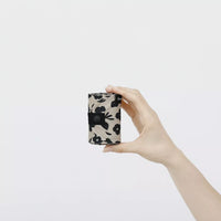 Pleated Compact Bag | Paw Marks | M